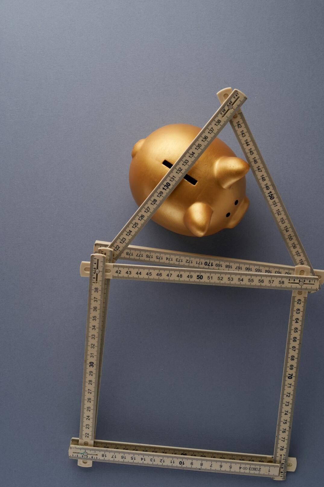 piggy bank on table
